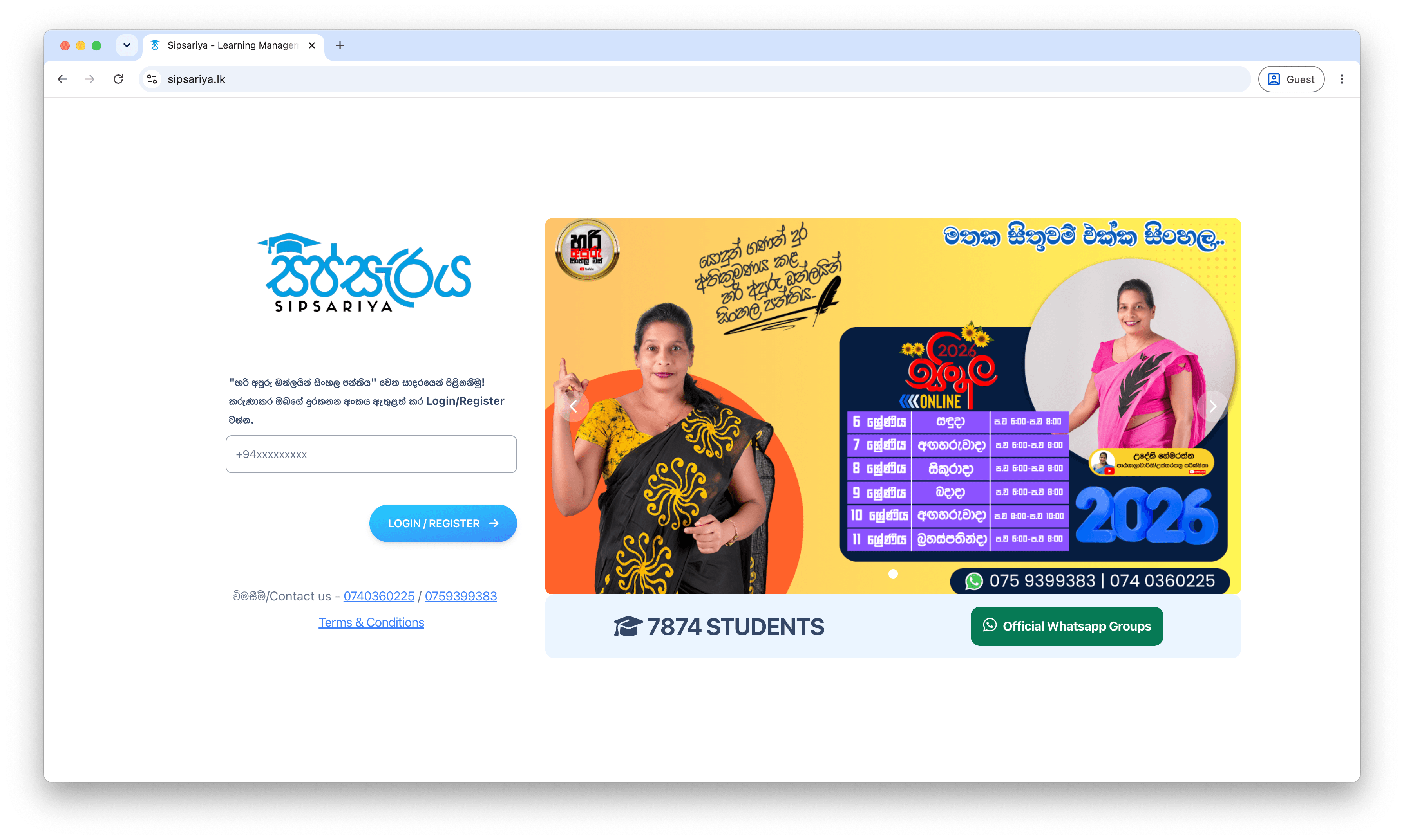Branded portal preview